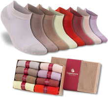 Load image into Gallery viewer, Women’s Bamboo Ankle Socks 8-Pack - 628