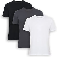 Load image into Gallery viewer, Men's Bamboo Crew Neck Undershirts (3-Pack)