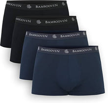 Load image into Gallery viewer, Men’s Bamboo Trunks with Pouch 4-Pack