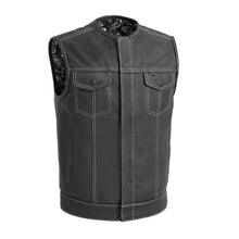 Load image into Gallery viewer, Bandit Men's Leather Motorcycle Vest