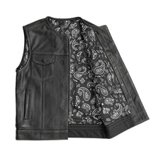 Load image into Gallery viewer, Bandit Men's Leather Motorcycle Vest