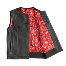 Load image into Gallery viewer, Bandit Men's Leather Motorcycle Vest