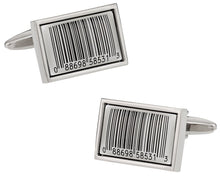 Load image into Gallery viewer, Barcode Cufflinks