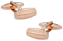 Load image into Gallery viewer, Barrel Cufflinks in Rose Gold