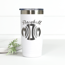 Load image into Gallery viewer, Baseball Mom 20 oz Engraved Tumbler