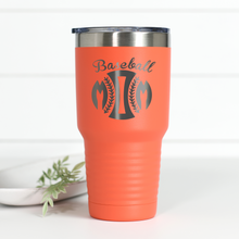 Load image into Gallery viewer, Baseball Mom 30 oz Engraved Tumbler