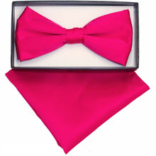 Load image into Gallery viewer, Vittorio Farina Classic Bow Tie & Pocket Square