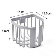 Load image into Gallery viewer, Bathroom Toilet Paper Holder Punch-free Waterproof Storage Box Toilet Paper Storage Rack Paper Towel Kitchen Storage Accessories Waterproof Toilet Paper Holder Wall Mounted Punch Free Paper Dispenser Transparent Storage Box Bathroom Kitchen Supply