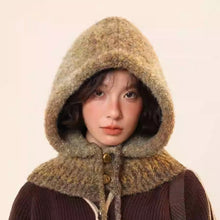 Load image into Gallery viewer, Women’s Tie-Dye Balaclava Hat – Warm Ear-Protecting Hat & Scarf in One