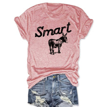 Load image into Gallery viewer, Women's Round Neck Short Sleeve T-Shirt - Casual Summer Top