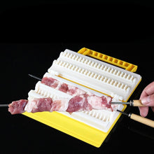 Load image into Gallery viewer, BBQ Meat String Machine Barbecue Skewer Tools Portable Skewer Kebab Maker Box Machine Grill Kitchen Accessories Automatic Meat Skewer Tools Beef Easy Wear Meat Maker Grill Barbecue Kitchen Accessories Tools