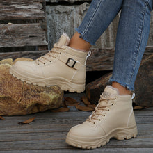 Load image into Gallery viewer, Women’s Mid-Calf Fleece-Lined Winter Boots