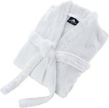 Load image into Gallery viewer, Bagno Milano Men’s 100% Organic Turkish Cotton Terry Bathrobe – Certified Soft, Absorbent, Kimono-Style Robe for Spa & Lounge
