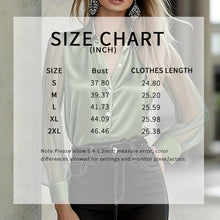 Load image into Gallery viewer, Women's Elegant Satin Blouse With Mesh Sleeves