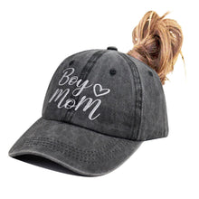 Load image into Gallery viewer, Boy Mom Ponytail Baseball Cap