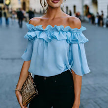 Load image into Gallery viewer, Women's Loose-Fit Short-Sleeve Minimalist Shirt