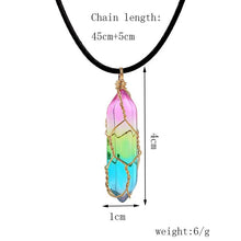 Load image into Gallery viewer, Women's Transparent Geometric Diamond Crystal Necklace