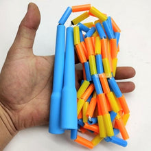 Load image into Gallery viewer, Beaded Jump Skip Rope Simple Basic Kids Skip Rope For Exercise Sports Outdoor Activities Soft Beaded Skipping Rope For Kids Adults Plastic Segmented Jump Rope