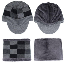 Load image into Gallery viewer, Beany Skellies Beanies Men Winter Hats For Men Winter Cap Necks Women Knitted Hat Male Mask Bonnet Winter Beanie Hat Cap Winter Scarf Hat Set Outdoor Sport Warm Beanies Hat For Men Knitted Hats Bandana Hiking Camping Kid Neck Warmer Cap