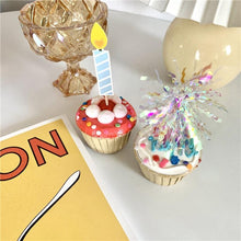 Load image into Gallery viewer, Bear Candle Birthday Cake Props Topper Card Cute Fantasy Cup Dessert Smiley Love Bear Table Dress Up Cake Props Party Cake Decor Supplies Toppers Birthday Cupcake Topper Various Cake Decorations for Birthday Party Photo Prop