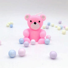 Load image into Gallery viewer, Bear Candle Birthday Cake Props Topper Card Cute Fantasy Cup Dessert Smiley Love Bear Table Dress Up Cake Props Party Cake Decor Supplies Toppers Birthday Cupcake Topper Various Cake Decorations for Birthday Party Photo Prop