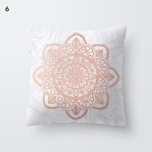 Load image into Gallery viewer, Beautiful Gold Print Pillow Cover Home Cotton Modern Decorative Pillowcase Gold Cushion Cases Decorative Cushions For Sofa Seat Covers Pillow Case