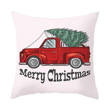 Load image into Gallery viewer, Beautiful Snowflake In Red Merry Christmas Gifts Xmas Cushion Cover Case Decorations Winter Holiday Party Pillow Zipper Pillowcase For Sofa Home Office Living Room Car
