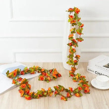 Load image into Gallery viewer, Beautifully Designed 250CM Rose Artificial Flowers Christmas Garland for Wedding Home Room Decoration Spring Autumn Garden Arch Fake Plant Vine