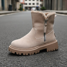 Load image into Gallery viewer, Women’s Plush Snow Boots – Warm Waterproof Winter Boots (Plus Size)