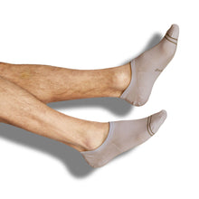 Load image into Gallery viewer, Beige No Show Socks- 3 Pack
