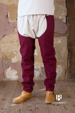 Load image into Gallery viewer, Wool Chausses Bernulf Red