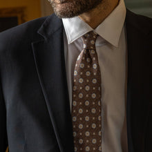 Load image into Gallery viewer, Antinori - Printed Silk Tie - Brown