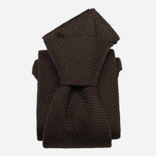 Load image into Gallery viewer, Mocha - Brown Silk Grenadine Tie