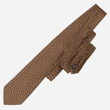 Load image into Gallery viewer, Palio - Printed Silk Tie - Brown