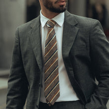 Load image into Gallery viewer, Velletri - Silk Jacquard Tie - Oak