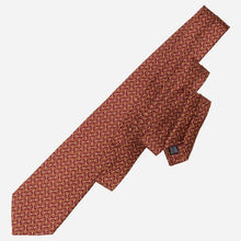 Load image into Gallery viewer, Palio - Printed Silk Tie - Burgundy