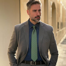 Load image into Gallery viewer, Siracusa - Printed Silk Tie - Green