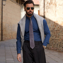 Load image into Gallery viewer, Mattei - Silk Grenadine Tie - Grey