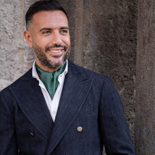 Load image into Gallery viewer, Navona - Silk Ascot Cravat Tie - Green