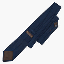 Load image into Gallery viewer, Marino - Navy Blue Silk Grenadine Tie