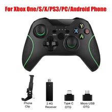 Load image into Gallery viewer, Best Quality Black 2.4G Wireless Joystick Gamepad Controller Compatible With Pc Smartphones Tablets Laptops Monitors