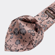 Load image into Gallery viewer, Silvio - Silk Jacquard Tie - Dusty Rose