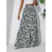 Load image into Gallery viewer, Women’s Printed High‑Waist Wide‑Leg Palazzo Pants
