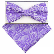 Load image into Gallery viewer, Vittorio Farina Paisley Designer Bow Tie & Pocket Square