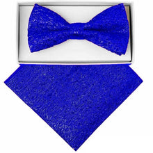 Load image into Gallery viewer, VITTORIO FARINA Rhinestone Bowtie & Pocket Square
