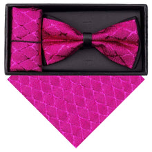 Load image into Gallery viewer, VITTORIO FARINA Rhinestone Bowtie & Pocket Square