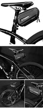 Load image into Gallery viewer, Bicycle Bag Rainproof Road Bike Bag 1.2L Large Capactity Cycling Seat Post Rear Bag For Bicycle Accessories Bike Bag Bicycle Under Seat Pouch Cycling Wedge Pack For Mountain Road Cycling Accessories Storage