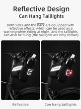 Load image into Gallery viewer, Bicycle Bag Water Repellent Durable Reflective Road Bike With 1.5L Water Bottle Pocket Bike Bag Accessories Bike Saddle Bag Bike Seat Bag With Water Bottle Holder Bicycle Bag Under Seat Waterproof For Road Bike