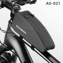 Load image into Gallery viewer, Bicycle Bag Waterproof Cycling Top Front Tube Frame Bag Large Capacity Road Bicycle Black Bike Accessories Top Tube Bike Bag Waterproof Bike Front Frame Bike Bag Bicycle Top Tube Bag Cycling Accessories