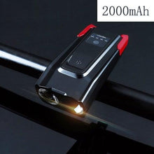 Load image into Gallery viewer, Bicycle Front Light USB Rechargeable Smart Headlight With Horn LED Bike Lamp Headlight Waterproof Bicycle Light With Horn Speaker Touch Switch USB Power Display 4000mAh